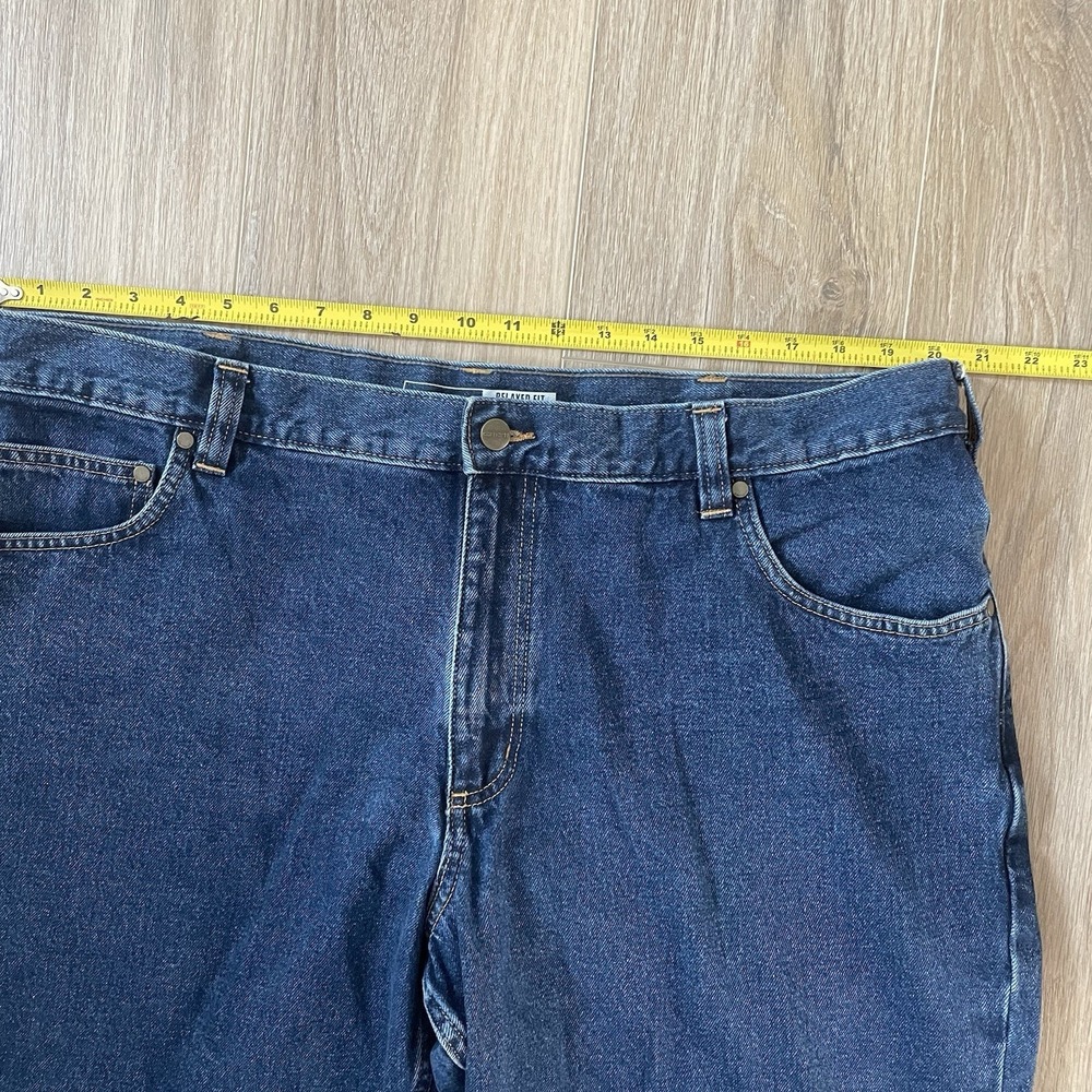 Carhartt Men's Denim Jeans Relaxed Fit 42x30 Medium Blue - Picture 6 of 7